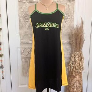 Vintage Y2K Jamaica Bodycon Dress